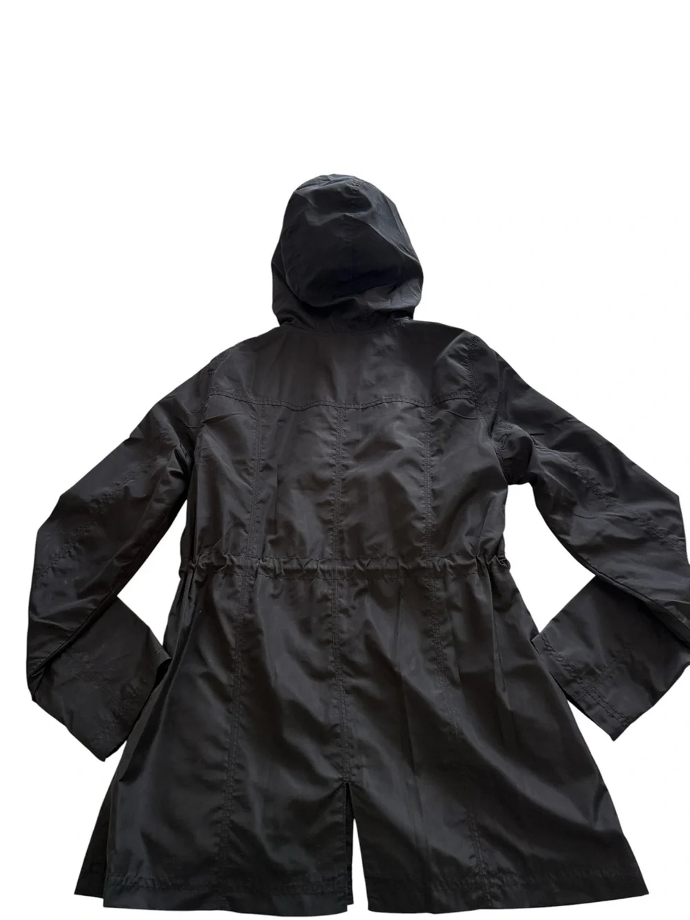 Merona Black Hooded Utility Anorak Jacket